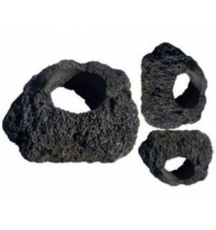 Black Lava Rock - Medium - Priced Per Piece