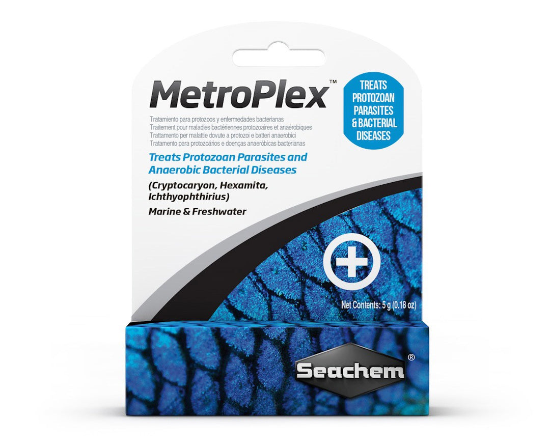 Seachem - MetroPlex - Protozoan Parasites & Anaerobic Bacterial Treatment 5g