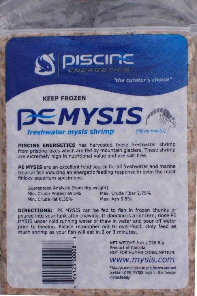 Piscine Energetics - PE Mysis - Mysis Shrimp - 8oz