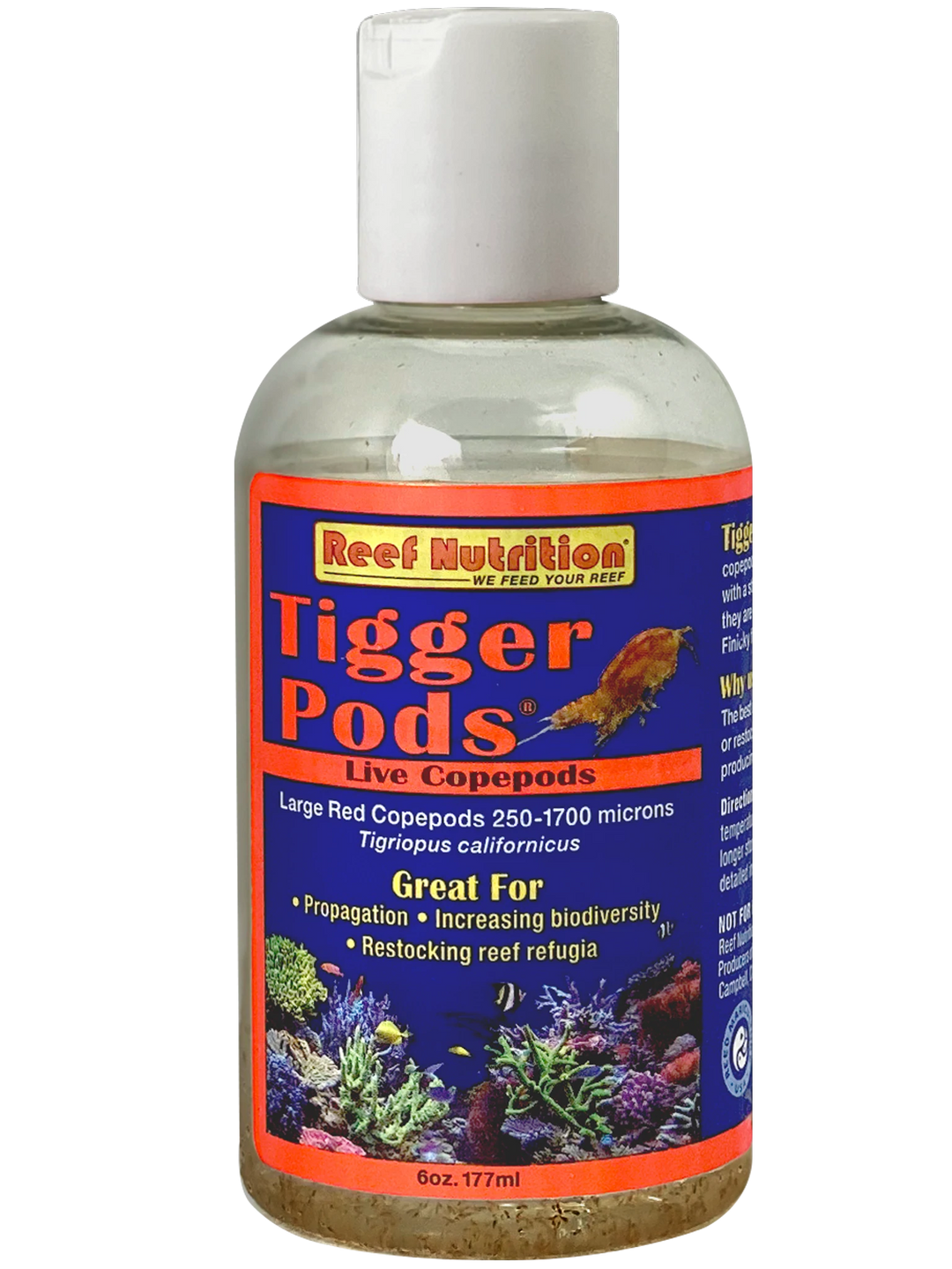 Reef Nutrition - Tigger Pods - 6oz - Live Copepods
