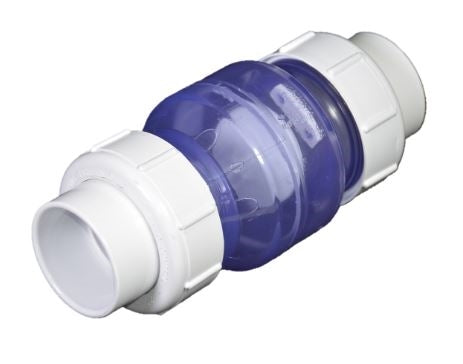 Clear True Union Swing Check Valve S x S 1" 1.5" 1 1/2"